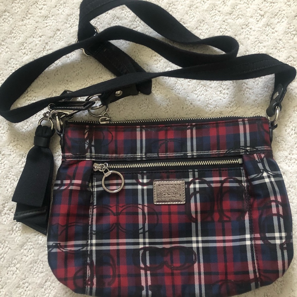 COACH plaid crossbody